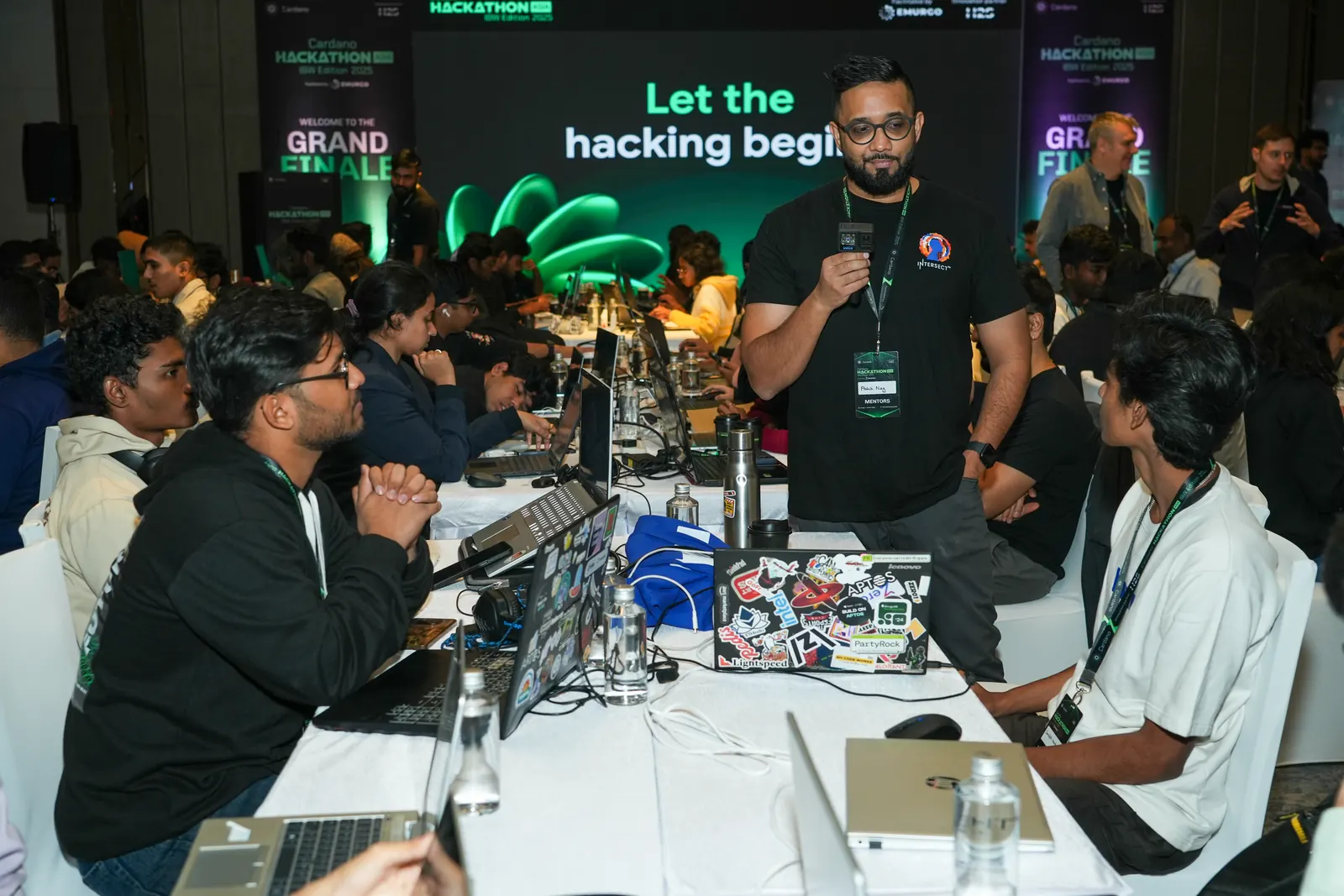 The Cardano hackathon floor